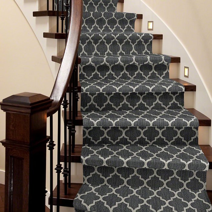 Patterned carpet stair runners in Prescott AZ