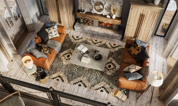 Rustic LVP flooring in a cozy AZ home