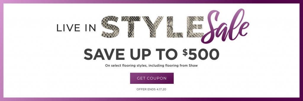 Live in Style Sale | Barrett Floors